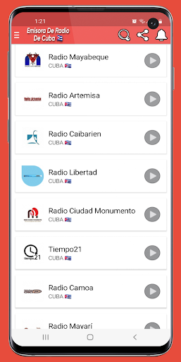 Emisora de radio de cuba Screen 3