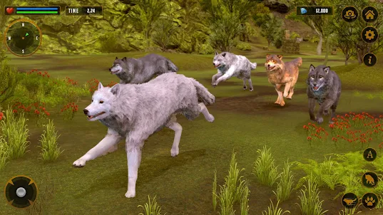 Wolf Simulator Wild Animal