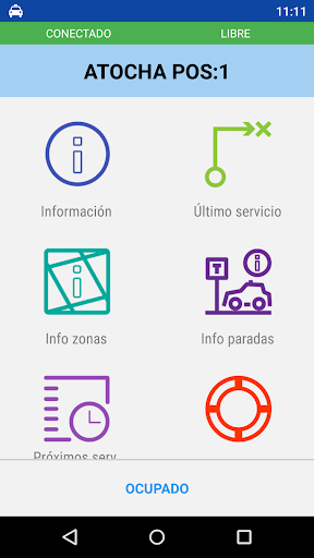 Android application Spartan Taxi screenshort