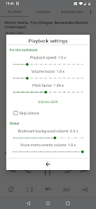 Screenshot 7 Ab Player - Audiobook Player android