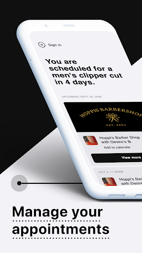 Hoppis Barbershop Screen 2
