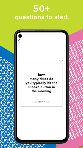 TableTopics: The App Screen 2