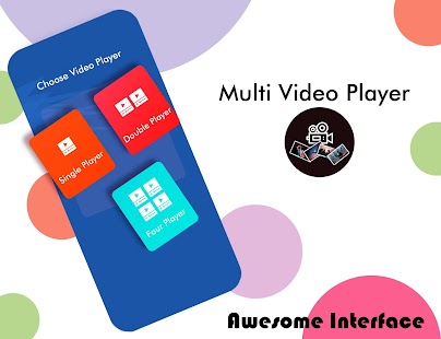 Multi Screen Video Player : On One Screen لقطة شاشة