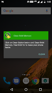 Clean RAM Memory Capture d'écran