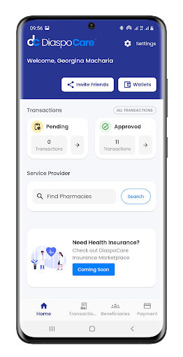 DiaspoCare - Supporter Screen 3