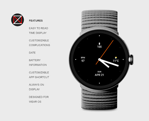 Super Analogue Watch Face Screen 2