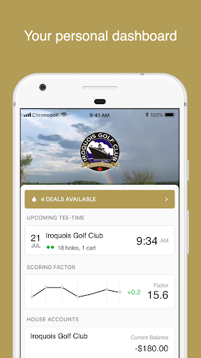 Android application Iroquois Golf Club screenshort