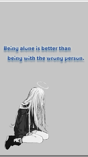 Android application Anime Status Quotes screenshort