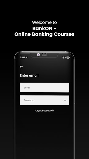Android application BankON- Online Banking Courses screenshort