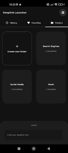 DeepLink Launcher Screen 3
