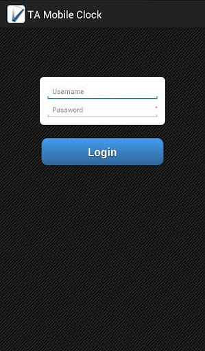 Android application TA Mobile Clock screenshort