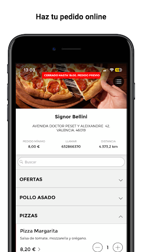 Android application Signor Bellini screenshort