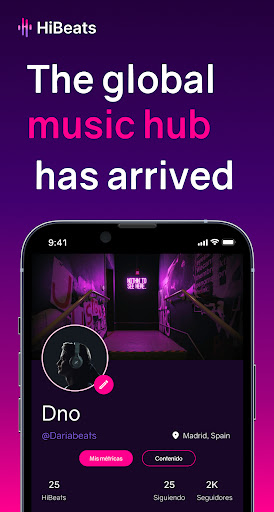 Android application HiBeats screenshort
