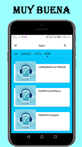 Android application Muy Buena. screenshort