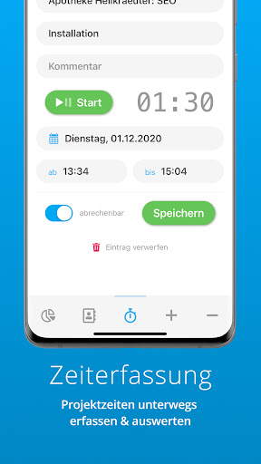 Papierkram.de Mobil Screen 2