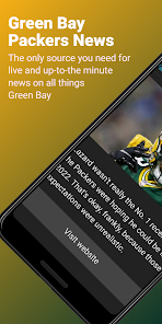 Captura de Pantalla 1 Green Bay Packers News App android