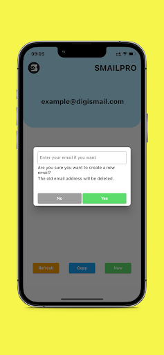 Android application Temp Mail by Smailpro screenshort