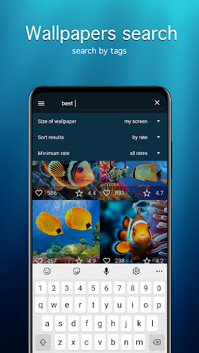 Screenshot of Fish Wallpapers PRO