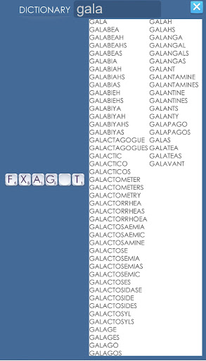 Outspell Word Game Screen 3
