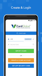 vCard Global Business Card 4.17 APK screenshots 1