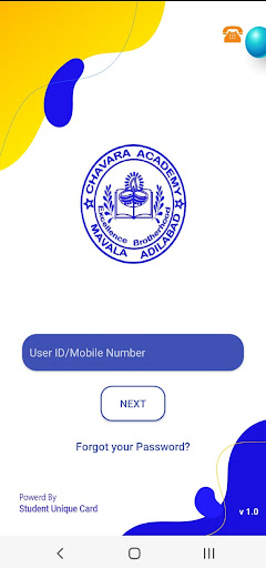 Android application Chavara School screenshort