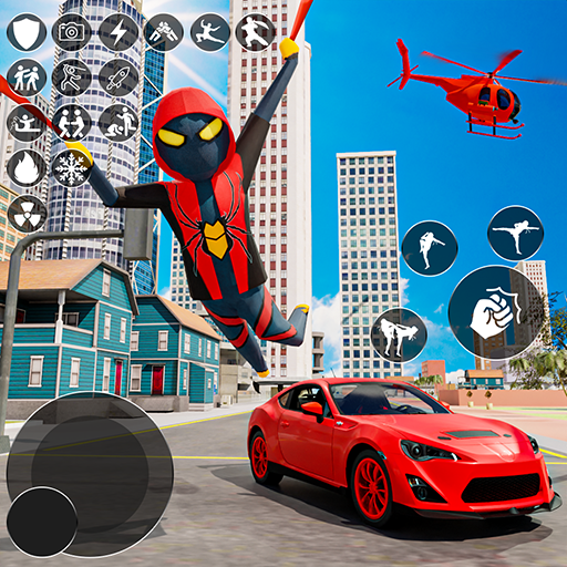 Flying Spider Rope Hero logo