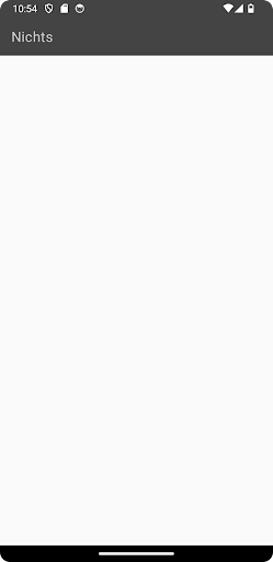 Android application Nothing screenshort