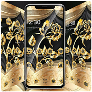 Gold Rose Extravagant Business Theme  Icon