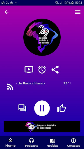 Android application Rádio ABERT screenshort