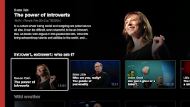 screenshot of TED TV