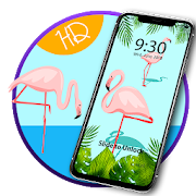 Charming Flamingo — APUS Live Wallpaper