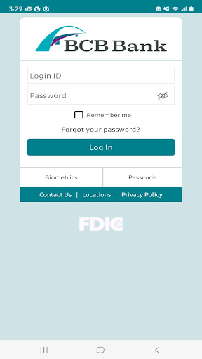 Android application BCB Bank screenshort