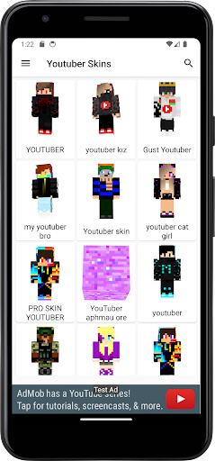 Skins Youtuber for Minecraft Screen 2