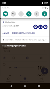 Blaulichtfilter - Augenpflege Screenshot
