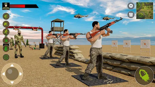 米軍訓練射撃ゲーム