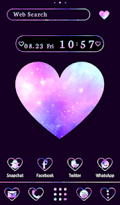Galaxy Heart Tema +HOME 1.0.1 APK + Mod (Unlimited money) untuk android