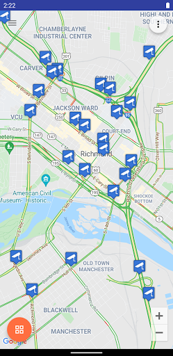 Live Traffic (Virginia) Screen 2
