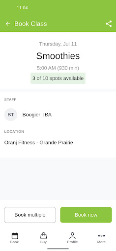 Oranj Fitness Screen 3