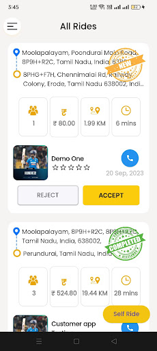 CabzWay Driver Screen 3