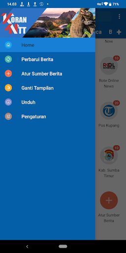 Android application Koran NTT : Berita Nusa Tengga screenshort