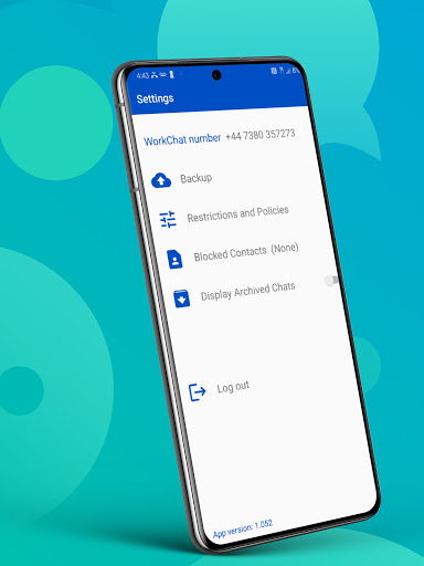 Android application WorkChat screenshort