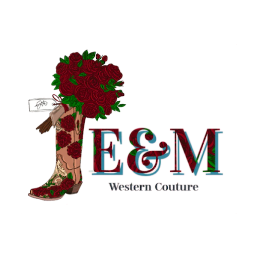 E&M Western Couture logo