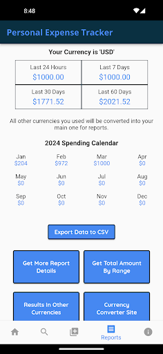 Personal Expense Tracker Screen 3