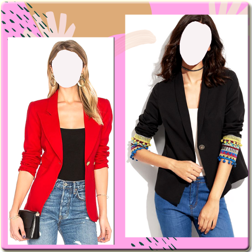 Women Blazer Photo Suit logo