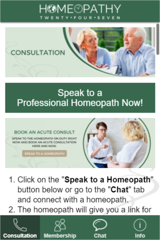 Homeopathy247 Screen 2