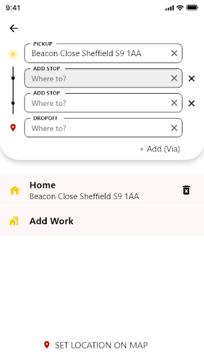 Apollo Taxis Screen 3