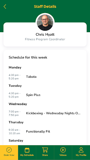 Android application St. Clair College - HealthPlex screenshort