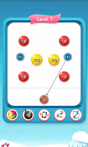 Android application 2048 Balls - Bouncing Around screenshort