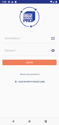 Android application StoreroomPRO screenshort