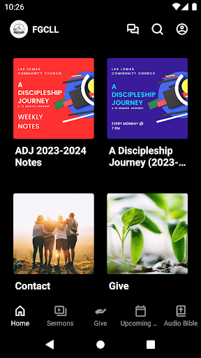 Android application Las Lomas Community Church screenshort